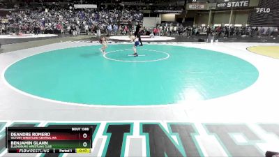 56 lbs Semifinal - DeAndre Romero, Victory Wrestling-Central WA vs Benjamin Glahn, Ellensburg Wrestling Club