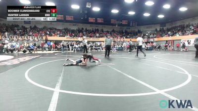 46 lbs Rr Rnd 2 - Boomer Clinkenbeard, Comanche Takedown Club vs Hunter Larsen, Blue Devil Wrestling Club