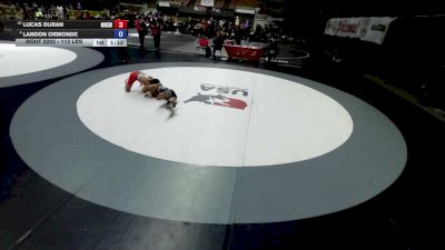 113 lbs Cons. Quarters - Lucas Duran, Madera High School Wrestling vs Landon Ormonde