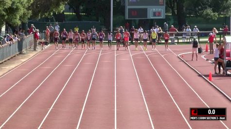Men's 1500m, Heat 3