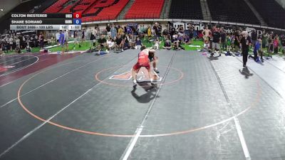 100 lbs Cons. Semis - Colton Riesterer, Oregon vs Shane Soriano, Hawaii