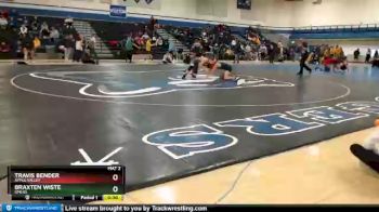 152 lbs Cons. Round 4 - Braxten Wiste, GMLOS vs Travis Bender, Apple Valley