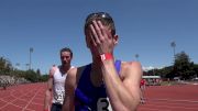 Matt Cleaver after steeplechase win at Payton Jordan