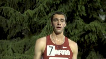Sean McGorty after running NCAA lead in 5K