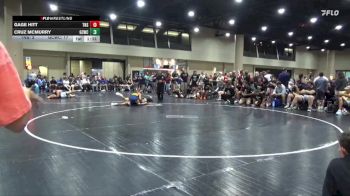 132 lbs Round 5 (6 Team) - Cruz McMurry, Gulf Coast WC vs Gage Hitt, Team North Sip