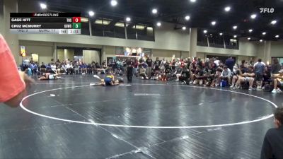 132 lbs Round 5 (6 Team) - Cruz McMurry, Gulf Coast WC vs Gage Hitt, Team North Sip