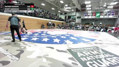 165 lbs Semis & 1st Wb (8 Team) - Wyatt Anderson, Parkston vs Hayden Roggow, Stanley County