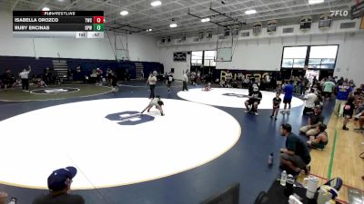90 lbs Round 2 - Ruby Encinas, Dog Pound Wrestling vs Isabella Orozco, Tillis Wrestling Club