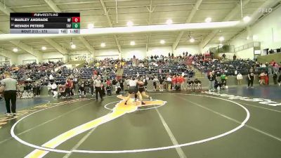 170 lbs Champ. Round 2 - Marley Andrade, West Field vs Nevaeh Peters, Taylorsville