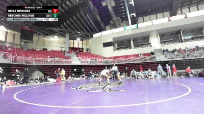 135 lbs Round 2 (6 Team) - Bella Mendoza, Crismon High School vs Keyonna Williams, Lincoln Northeast