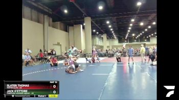 116 lbs Quarters & Wb (16 Team) - Slater Thomas, Moyer Elite vs Jack D`Ettore, Carolina Hammer Squad