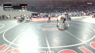 4A Boys 285 lbs Cons. Round 1 - Kaleb Delph, North Bend Boys vs Adrian Balli, Astoria Boys