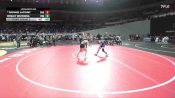 4A Boys 106 lbs Cons. Round 2 - Raphael LaCount, Cottage Grove Boys vs Wesley Browning, Pendleton Boys