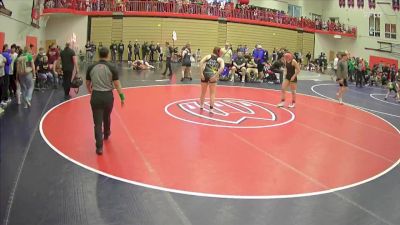 145 lbs Quarterfinal - Abigail Grund, Aloha vs Taydem Bylin, Enumclaw