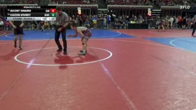 123 lbs Champ. Round 2 - Jacoby Dinardi, Magic City Wrestling Club vs Colton Storey, Silver Valley Wrestling Club