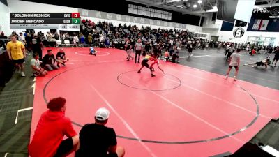 132 lbs Champ. Round 2 - Jayden Mercado, Glendora High School Wrestling vs Solomon Resnick, Capo Valley High School