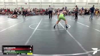 120 lbs Round 7 (8 Team) - Luke DeSantis, All American vs Cooper Davis, Combat Athletics Black