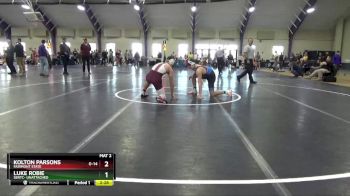 149 lbs Cons. Round 4 - Kolton Parsons, Fairmont State vs Luke Robie, SERTC- Unattached