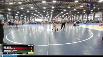 56 lbs Rd# 10- 4:00pm Saturday Final Pool - Bradley Crowe, Minion Green vs Bo Davis, Team New Mexico