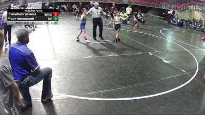 85 lbs Cons. Round 5 - Coy Herrington, NCYAC vs Maverick Vavrina, Monarch Wrestling Club - David City