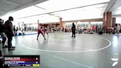 164 lbs Round 1 - Charlotte Bowman, NOVA Wrestling Club vs Azariah Moore, Hornet Wrestling Club