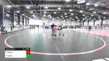 145 lbs Consolation - Kacen Taylor, GA vs Trevor Frank, UT