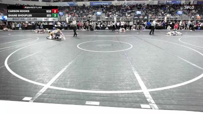 155 lbs Round Of 16 - Carson Rooks, Webb City Youth Wrestling vs Shane Shoufler, Arkansas Elite