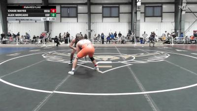 184 lbs Round Of 16 - Chase Mayes, Coast Guard vs Alex Mercado, Centenary