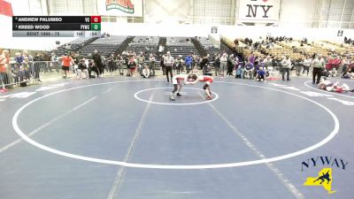 75 lbs Cons. Semi - Kreed Wood, Penn Yan Wrestling Club vs Andrew Palumbo, VHW Club