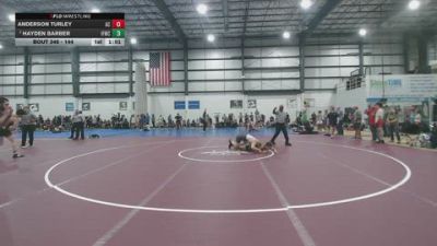 144 lbs Champ. Round 2 - Anderson Turley, Ameilia Courthouse vs Hayden Barber, Iron Forge Wrestling Club
