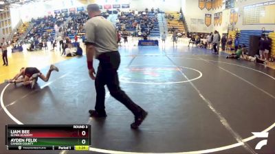 113 Blue Round 3 - Ayden Felix, Camden County vs Liam Bee, Glynn Academy