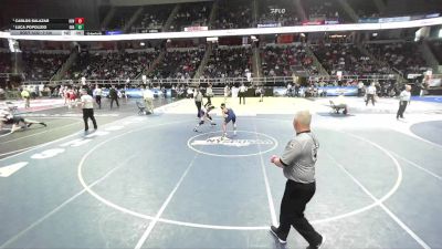 I-126 lbs 7th Place Match - Luca Popolizio, Christian Brothers Academy vs Carlos Salazar, Hewlett