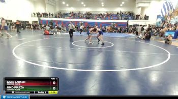 138 lbs Cons. Round 3 - Gabe Larsen, Coeur D Alene vs Niko Piazza, Coeur D Alene