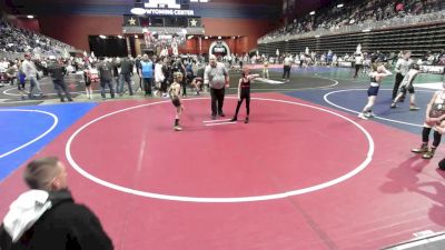 57 lbs Consi Of 4 - Gatlin Steinseifer, Thorobred WC vs Dominic Collins, Sanderson Wr Ac