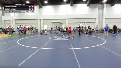 157 lbs Cons. Round 2 - Isaiah Hurst, NC vs Brody Lewis, TN