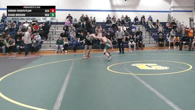 127 lbs Consy 1 - Jonah Hostutler, Keystone Oaks vs Chad Brown, Yough