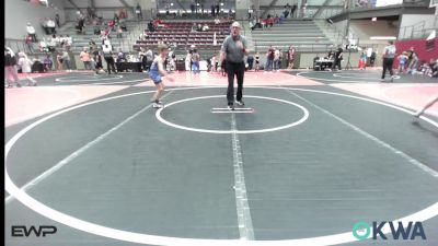 67 lbs Final - Ryzen Johns, Keystone Kids Wrestling Club vs Colson Beckley, Team Tulsa Wrestling Club