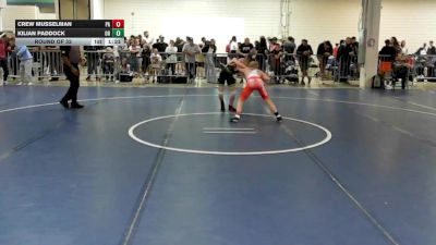 90 lbs Round Of 32 - Crew Musselman, PA vs Kilian Paddock, OH