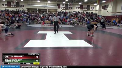 JV-30 lbs Quarterfinal - Creyton Eberhart, AP-GC vs Dylan Kalainoff, Xavier, Cedar Rapids