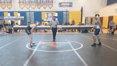 144 lbs Semifinals (8 Team) - Hunter Jessee, Hagerty vs Jovani Solis, South Dade