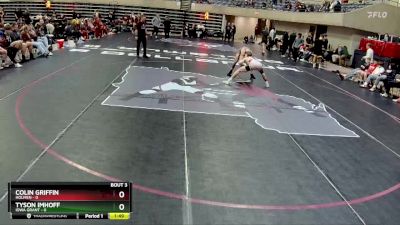 160 lbs Round 2 (4 Team) - Colin Griffin, Holmen vs Tyson Imhoff, Iowa Grant