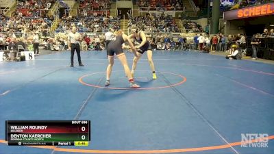 172 lbs Cons. Round 1 - Denton Kaercher, Pembina County North vs William Roundy, Killdeer