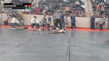 70_B lbs Round Of 32 - Blake Proctor, Norwin vs Lee Clark, Philipsburg-Osceola
