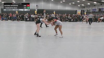 110 lbs Quarters - Victoria Sifuentes, Gladiator WC vs Charlotte Nold, Beat The Streets Chicago