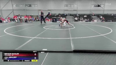 100 lbs Round 3 (8 Team) - Bryson Busler, Wisconsin vs Coy Mehlert, Iowa