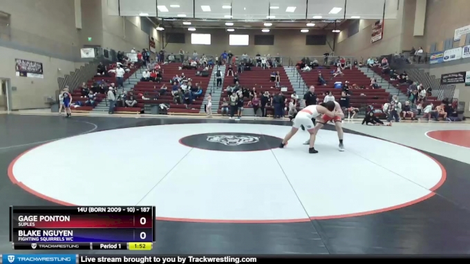 187 lbs Round 2 - Gage Ponton, Suples vs Blake Nguyen, Fighting
