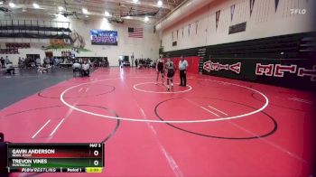 137-141 lbs Round 1 - Trevon Vines, Montbello vs Gavin Anderson, Regis Jesuit