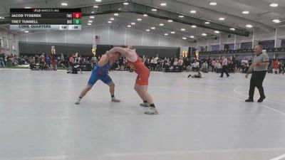 215 lbs Cons. Quarters - Jacob Tyderek, Tiger Wrestling Club vs Trey Tunnell, Berryhill High School
