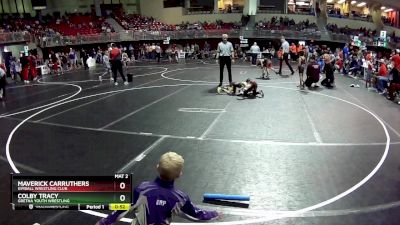 53 lbs Quarterfinal - Maverick Carruthers, Kimball Wrestling Club vs Colby Tracy, Gretna Youth Wrestling
