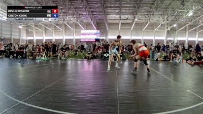 190 lbs Champ. Round 1 - Devlin Weaver, California vs Colton Cook, Westlake Wrestling Club